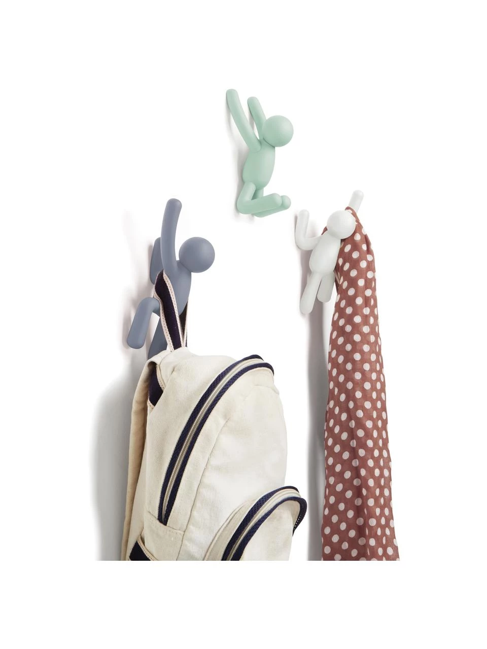 Umbra Design Wandhaken-Set Buddy, 3-tlg., Set mit verschiedenen GrößenNur noch wenige verfügbar – Bild 2