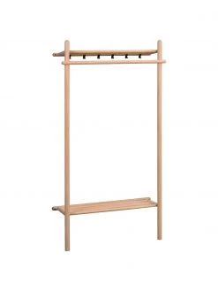 Rowico Garderobe Milford aus Eichenholz, B 91 x H 181 cm