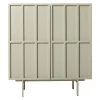 HKliving Highboard Pebble in Beige, B 80 x H 89 cm