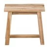 Hocker Lawas aus Teakholz, B 50 x H 46 cm
