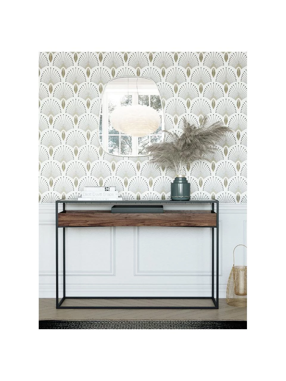 Konsole Helix mit Stauraum, B 120 x T 40 cm – Bild 2