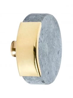 Nordal Marmor-Wandhaken Circle, 6 Stück, Ø 4 x T 3 cm