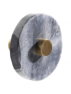 Marmor-Wandhaken Jona, Ø 5 x T 8 cm