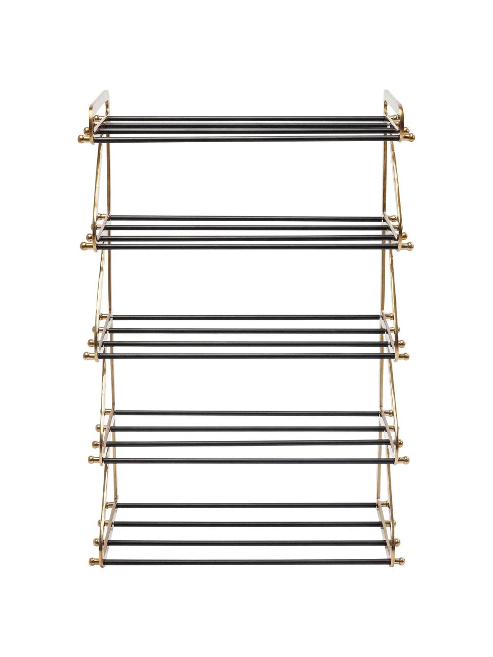 Kare Design Metall-Schuhregal Walk mit 5 Ablageflächen, B 66 x H 100 cm – Bild 3