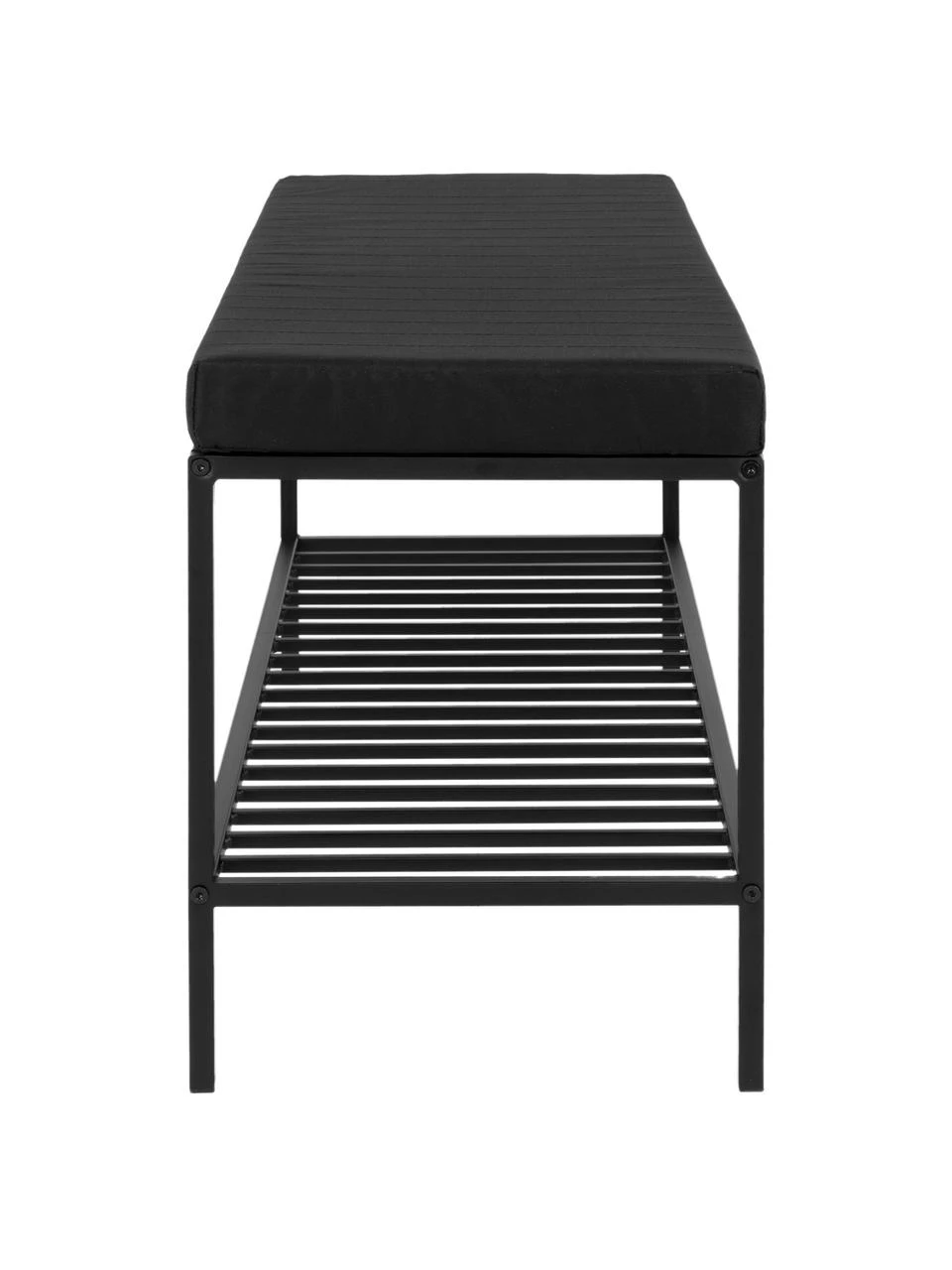 Metall-Sitzbank Noel in Schwarz mit Polyester-Sitzkissen, B 100 x H 48.5 cm â Bild 6