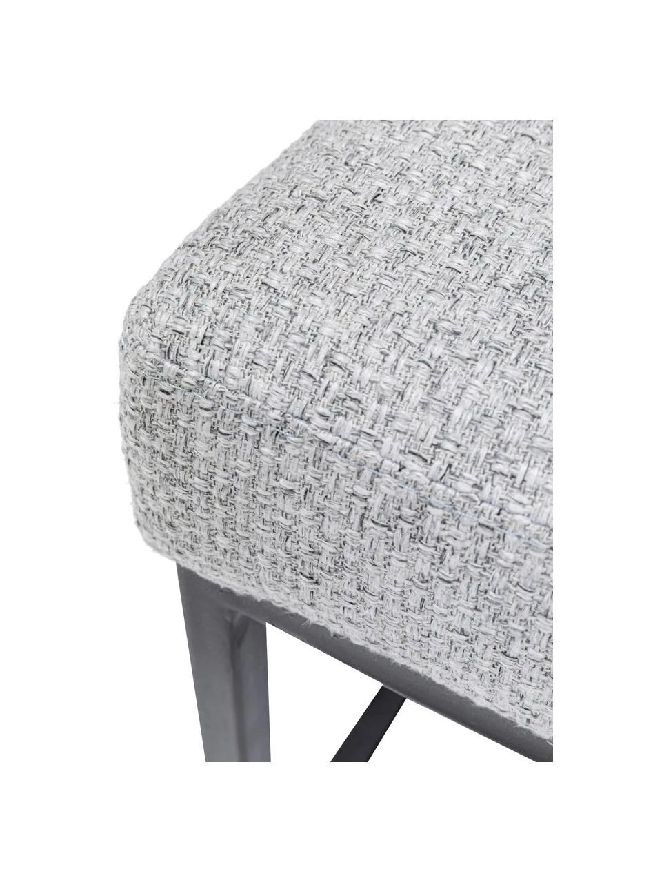 Kare Design Polsterbank Smart Dolce in Hellgrau, B 90 x H 40 cm – Bild 6