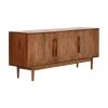 Westwing Collection Retro Sideboard Paul mit T&uuml;ren aus massivem Mangoholz, B 180 x H 75 cm