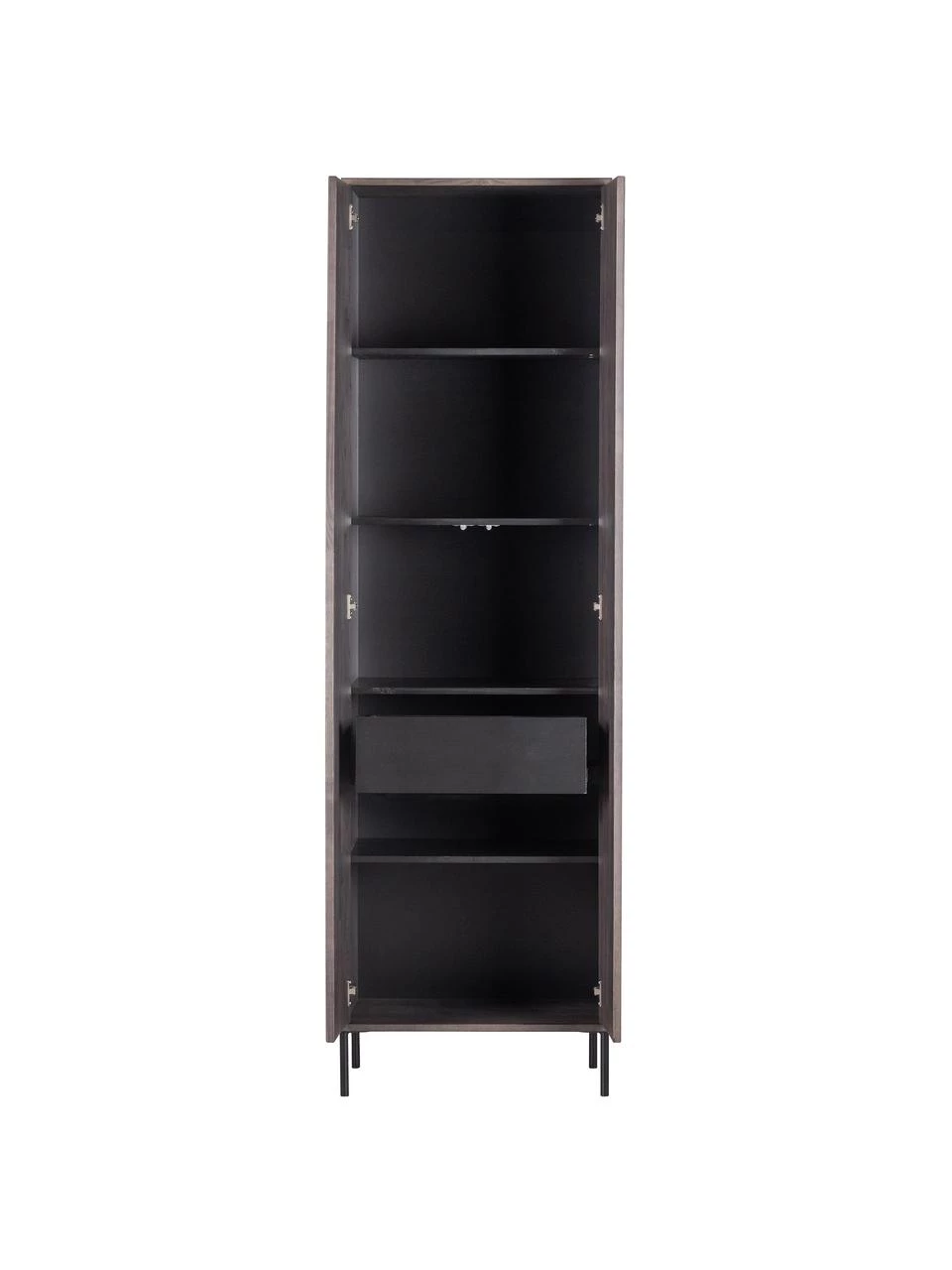 Schrank Avourio mit geriffelter Front aus Eschenholz, B 60 x H 210 cm â Bild 5