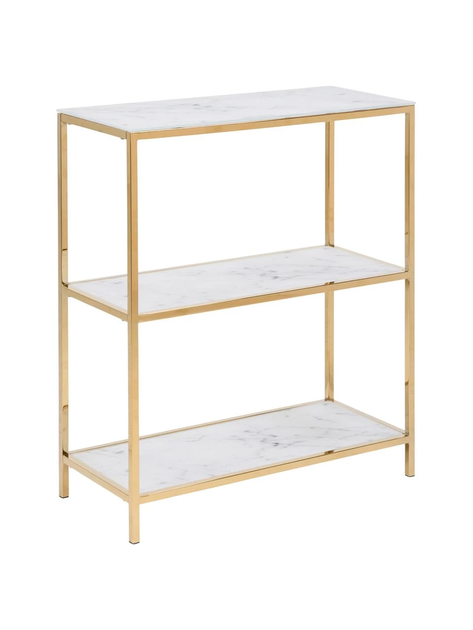 Standregal Aruba in Marmor-Optik, B 70 x H 80 cm