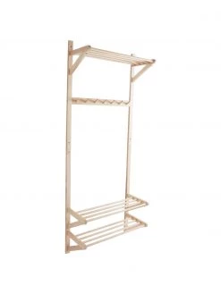 Jotex Wand-Garderobe Cole aus Kiefernholz, B 75 x T 32 cm